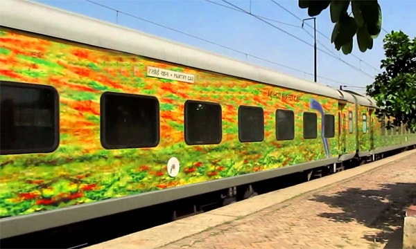 Golden triangle train tour with Khajuraho